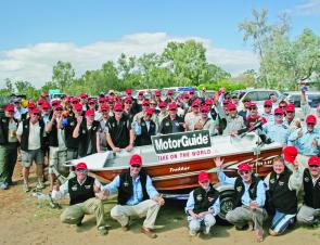 Eighty competitors vied for the chance to win one of three Blue Fin and MotorGuide boat Packages.